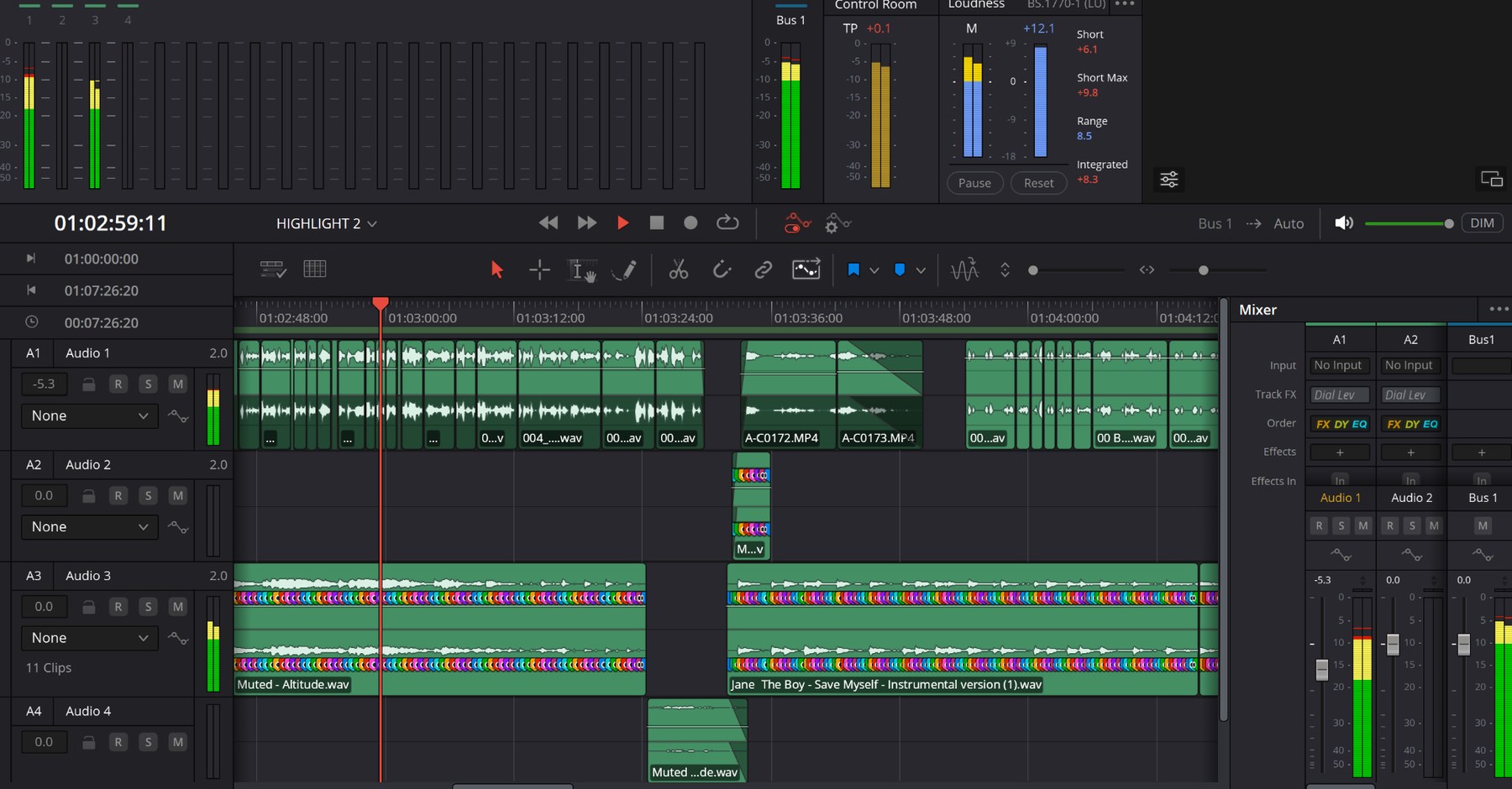 Fairlight audio workflow in DaVinci Resolve